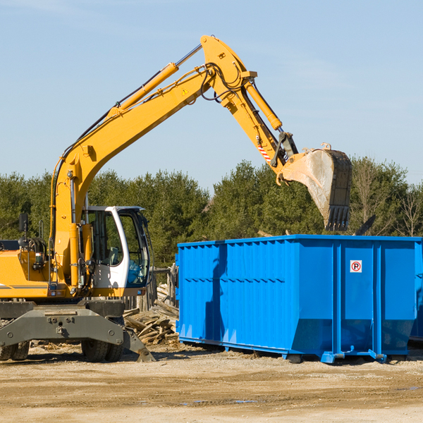 how many times can i have a residential dumpster rental emptied in Whaleyville MD